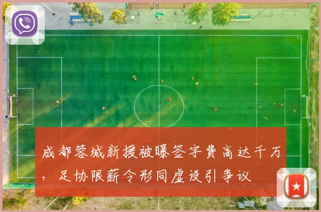 成都蓉城新援被曝签字费高达千万,足协限薪令形同虚设引争议